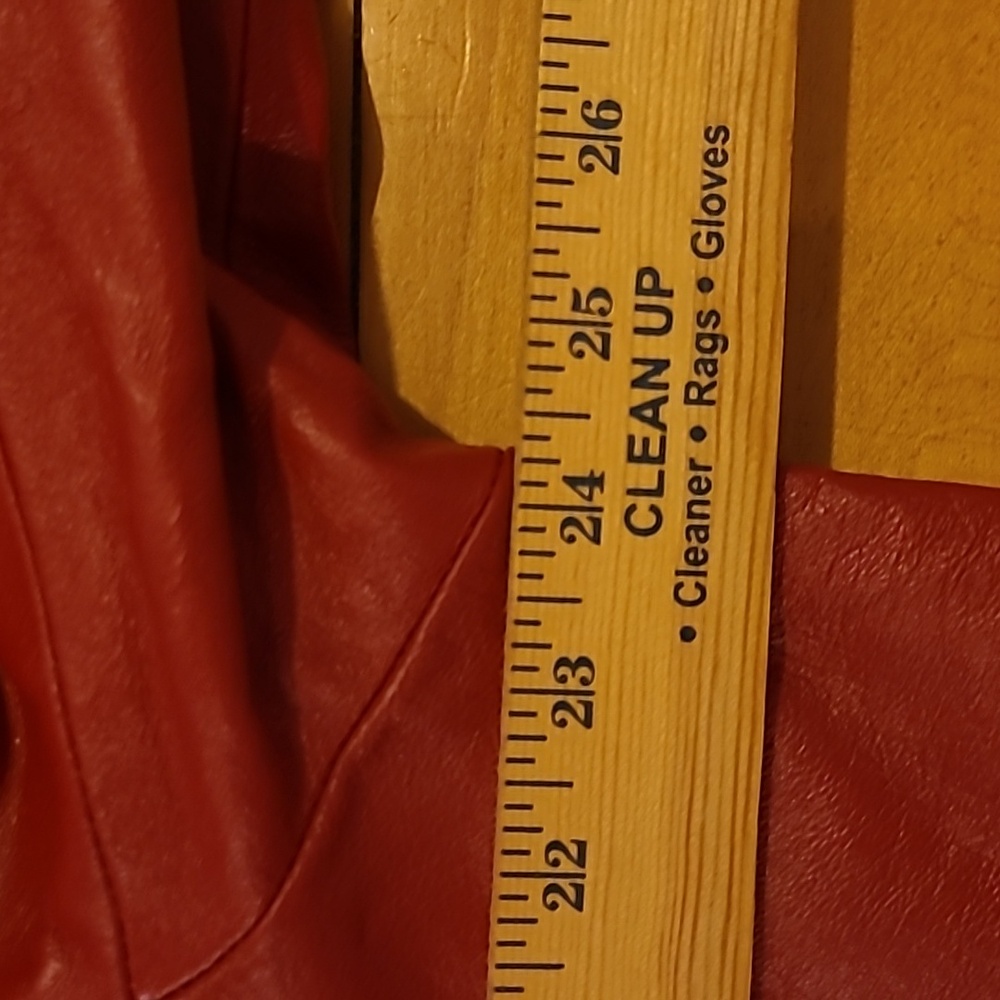Venezia RED 🔥 Leather Jacket.   Size 18W. - Picture 12 of 14